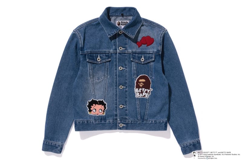 A BATHING APE® がアメリカのセクシーアニメキャラクター BETTY BOOP™ とコラボレーション