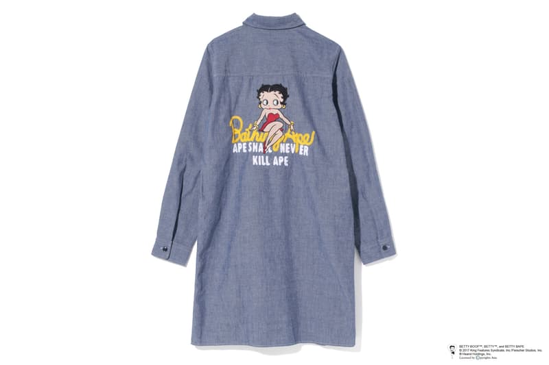 A BATHING APE® がアメリカのセクシーアニメキャラクター BETTY BOOP™ とコラボレーション