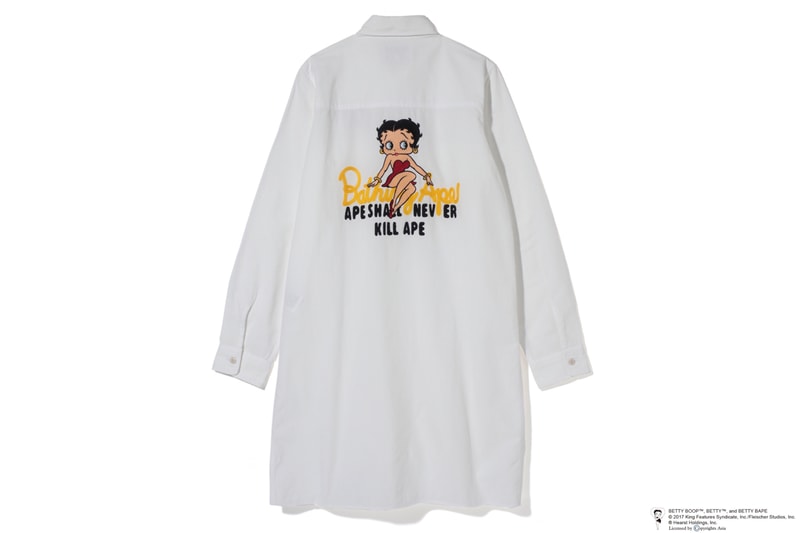 A BATHING APE® がアメリカのセクシーアニメキャラクター BETTY BOOP™ とコラボレーション