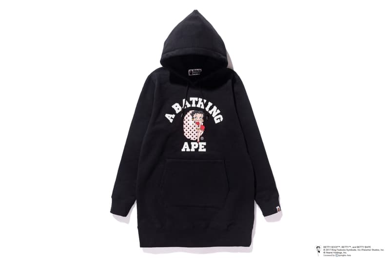 A BATHING APE® がアメリカのセクシーアニメキャラクター BETTY BOOP™ とコラボレーション