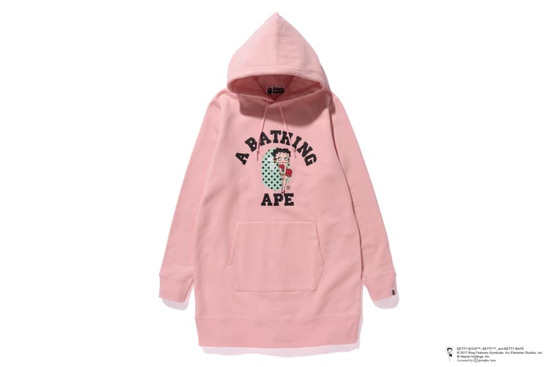 A BATHING APE® がアメリカのセクシーアニメキャラクター BETTY BOOP™ とコラボレーション