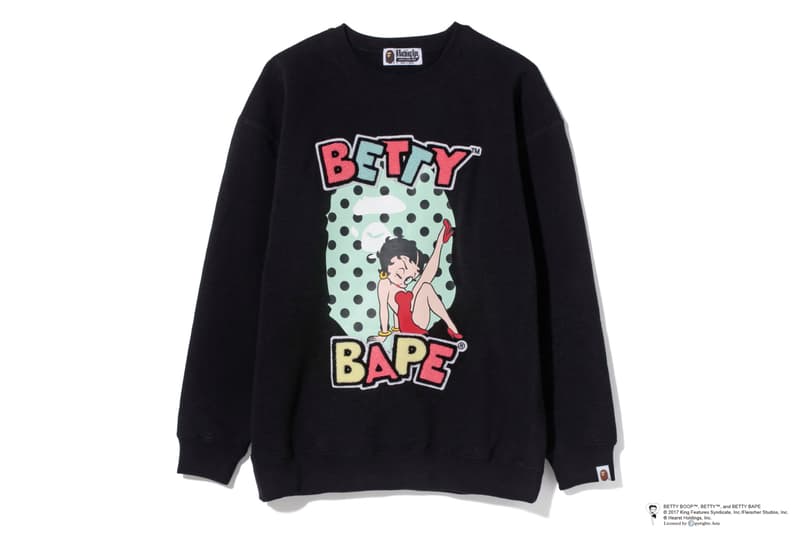 A BATHING APE® がアメリカのセクシーアニメキャラクター BETTY BOOP™ とコラボレーション