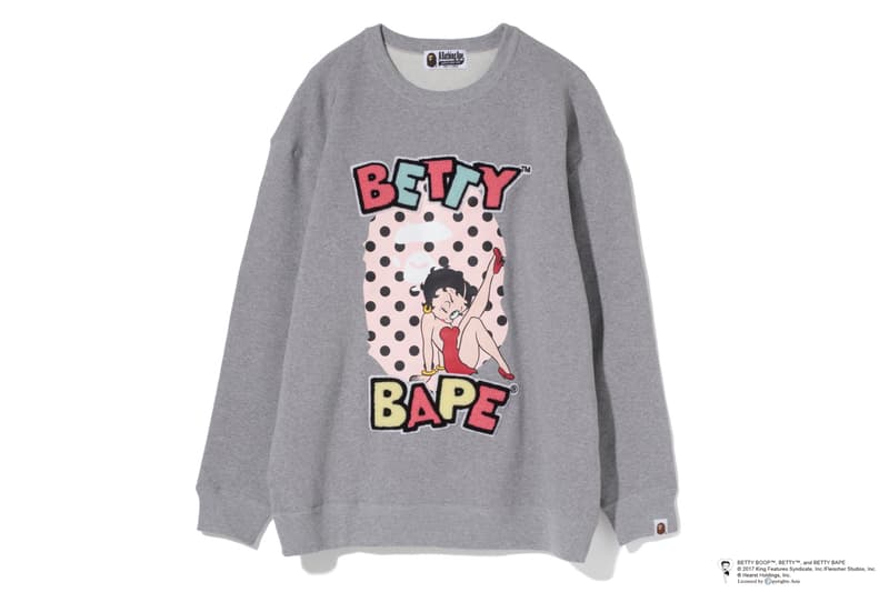 A BATHING APE® がアメリカのセクシーアニメキャラクター BETTY BOOP™ とコラボレーション