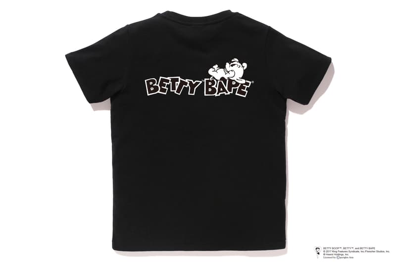 A BATHING APE® がアメリカのセクシーアニメキャラクター BETTY BOOP™ とコラボレーション