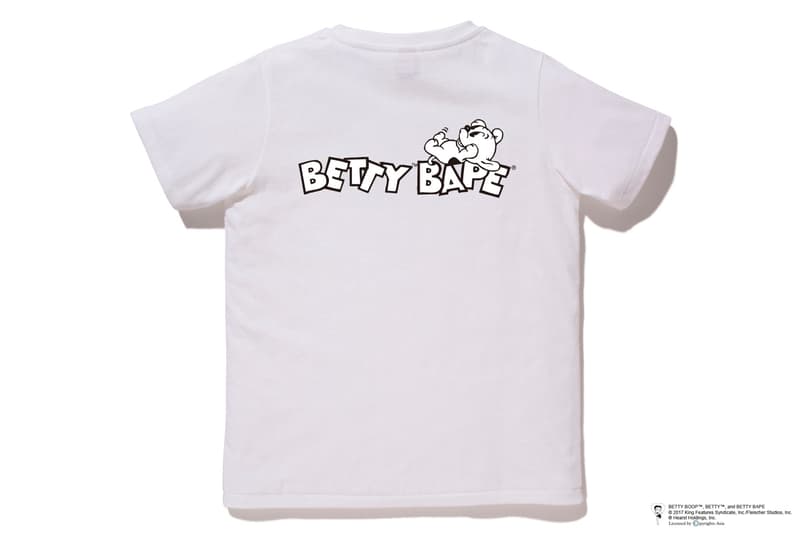 A BATHING APE® がアメリカのセクシーアニメキャラクター BETTY BOOP™ とコラボレーション