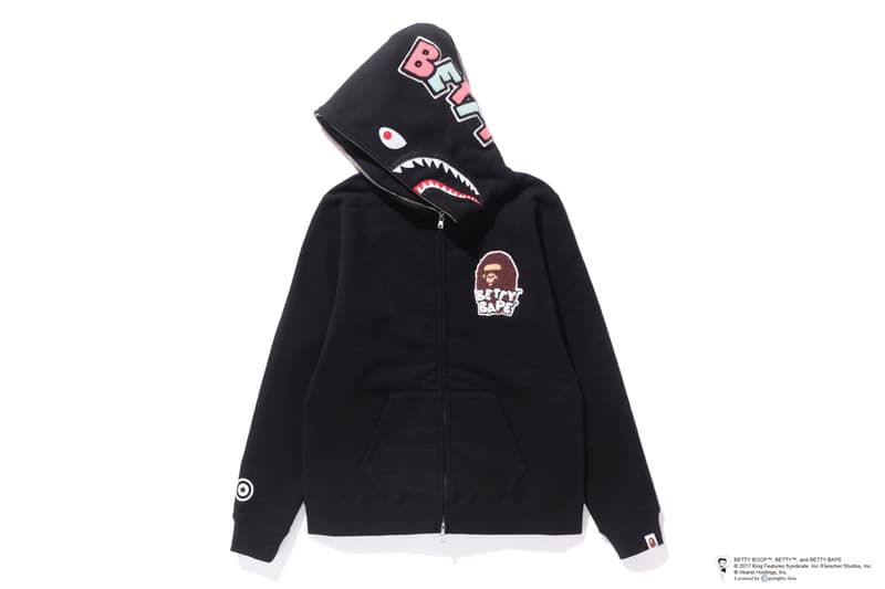 A BATHING APE® がアメリカのセクシーアニメキャラクター BETTY BOOP™ とコラボレーション