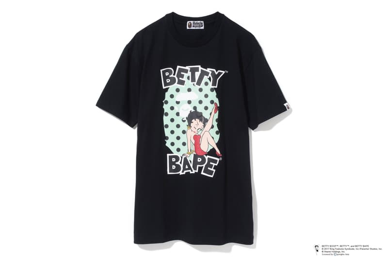 A BATHING APE® がアメリカのセクシーアニメキャラクター BETTY BOOP™ とコラボレーション