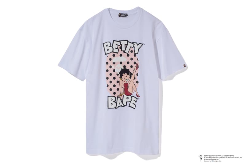 A BATHING APE® がアメリカのセクシーアニメキャラクター BETTY BOOP™ とコラボレーション