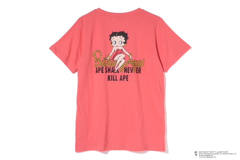 A BATHING APE® がアメリカのセクシーアニメキャラクター BETTY BOOP™ とコラボレーション