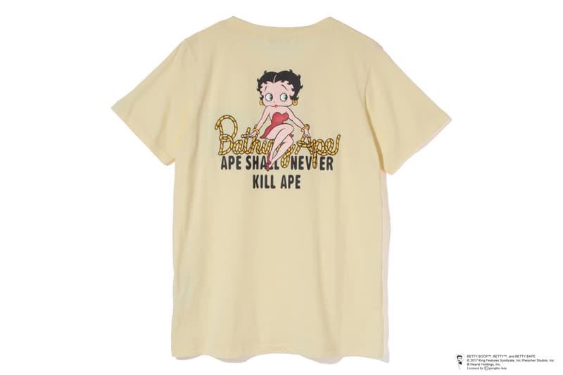 A BATHING APE® がアメリカのセクシーアニメキャラクター BETTY BOOP™ とコラボレーション