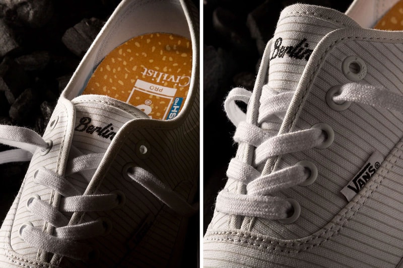 ベルリン発　スケートショップ Civilist  Vans  “Coffee & Cigaretts” コレクション　ドロップ　インソール　コーヒー豆タバコ　吸い殻　モチーフ　グラフィック　プリント　大人のムード漂う