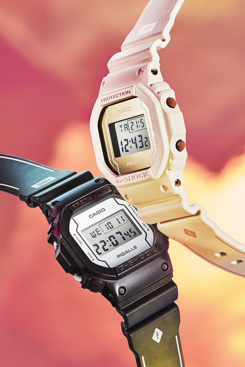 PIGALLE x G-SHOCK より名作 DW-5600 をベースにしたコラボモデルが登場