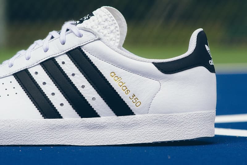 ホワイト/ブラック/ゴールドカラーの adidas 350 新作モデルが登場 アディダス