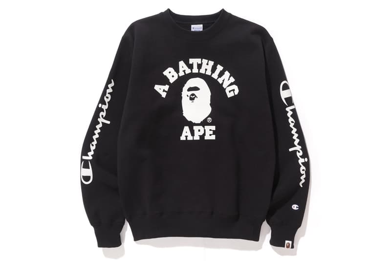 A BATHING APE® x Champion による最新コラボカプセルコレクションが登場 エイプ ベイシング