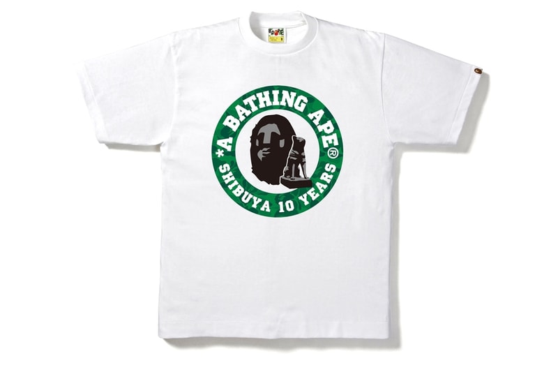A BATHING APE®より「BAPE STORE® 渋谷」オープン10周年記念アイテムが登場
