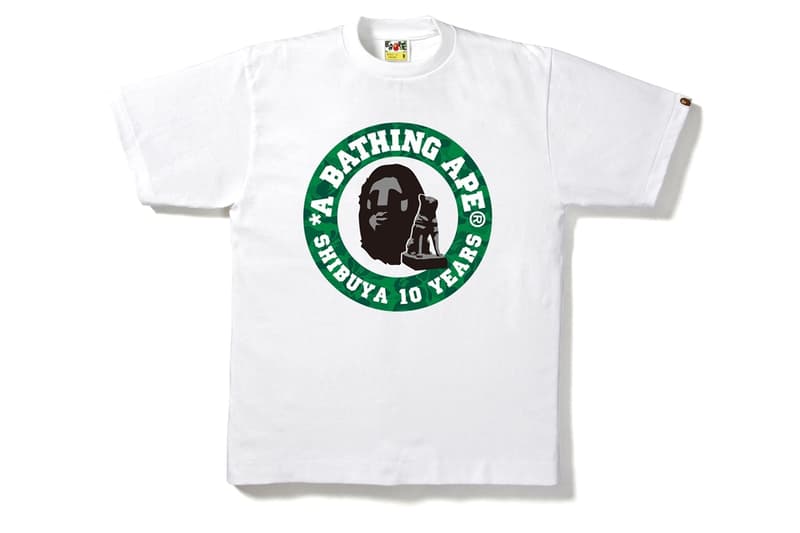 A BATHING APE®より「BAPE STORE® 渋谷」オープン10周年記念アイテムが登場