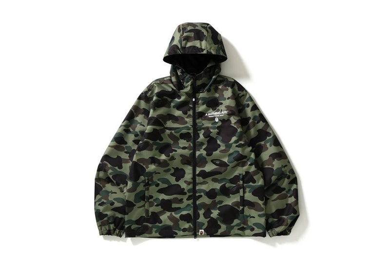 BAPE® 定番人気シリーズ“1ST CAMO”より秋冬仕様の最新コレクションが登場 アウターだけでなくエイプフェイスを配したトラックパンツも新たなに仲間入り