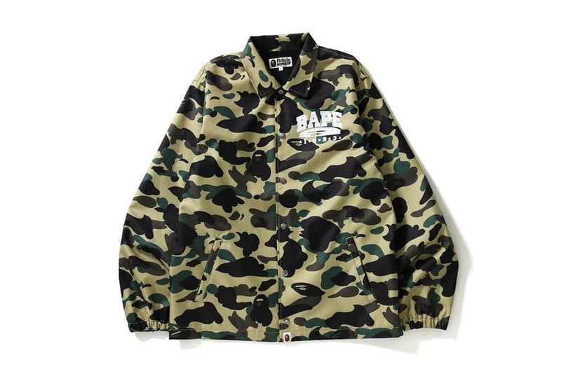 BAPE® 定番人気シリーズ“1ST CAMO”より秋冬仕様の最新コレクションが登場 アウターだけでなくエイプフェイスを配したトラックパンツも新たなに仲間入り