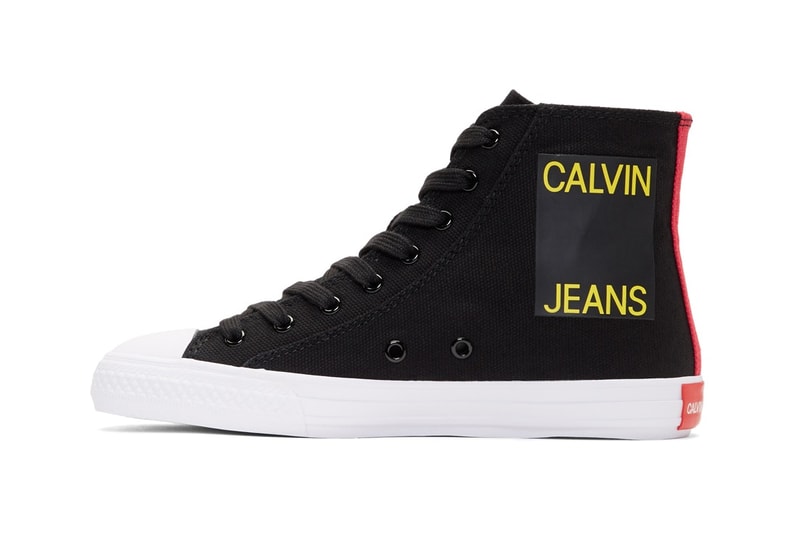 Raf Simons が手がける Calvin Klein 205W39NYC よりハイトップのキャンバススニーカー2色が発売 ラフ・シモンズ カルバン クライン ジーンズ キャンバス スニーカー ハイトップ ハイカット ホワイト ブラック