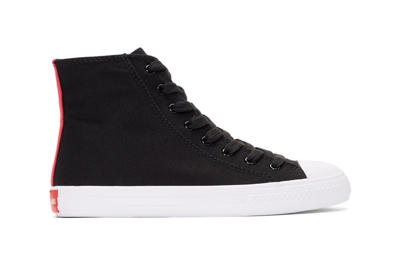 Raf Simons が手がける Calvin Klein 205W39NYC よりハイトップのキャンバススニーカー2色が発売 ラフ・シモンズ カルバン クライン ジーンズ キャンバス スニーカー ハイトップ ハイカット ホワイト ブラック