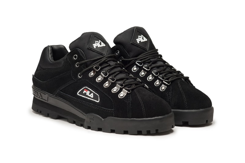 FILA が伝統のトレッキングモデル Trailblazer からスエード仕様の新作をドロップ 90年代のUKレイブシーンで絶大な人気を誇るなど、コアなヘッズの購買意欲を駆り立てる一足