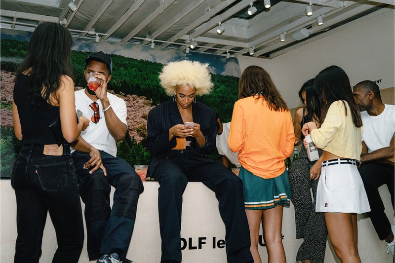 豪華なセレブゲストたち　訪れた Tyler, The Creator が手掛ける Golf Wang のフラッグシップストア ローンチ 様子 お届け
