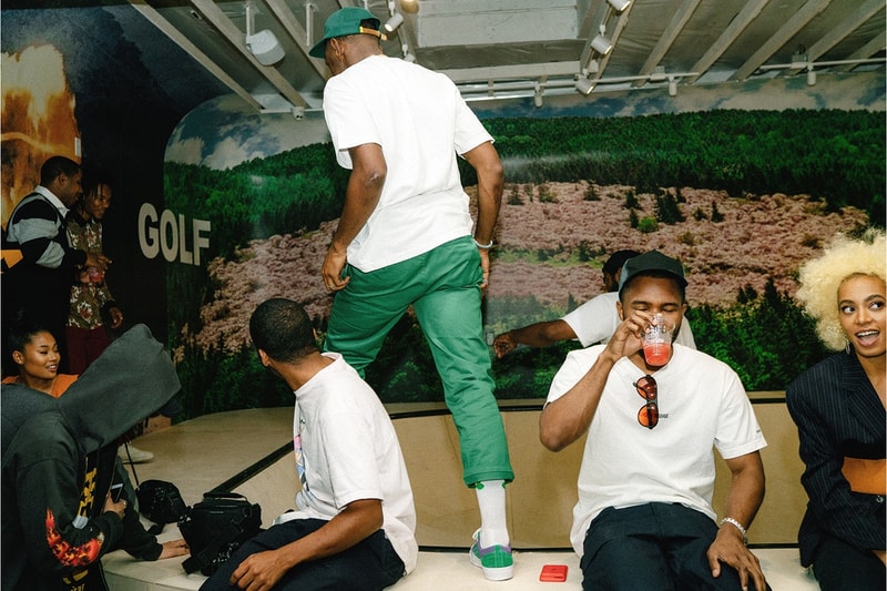 豪華なセレブゲストたち　訪れた Tyler, The Creator が手掛ける Golf Wang のフラッグシップストア ローンチ 様子 お届け