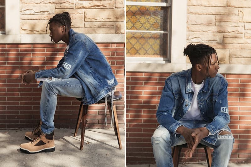 都会的なひねりを効かせた KITH 2017年秋コレクション 〈Timberland〉とのコラボブーツも2色展開で登場