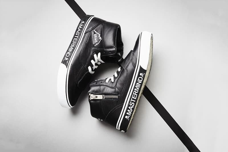 mastermind JAPAN  Vans 　タッグ　最新コラボレーション フーディ　スニーカー　キャップ　両ブランド　ロゴ　大胆　配された　スペシャル感　コラボアイテム　全3点