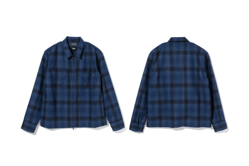 STÜSSY と Pendleton のタッグよりコラボジップジャケットが登場