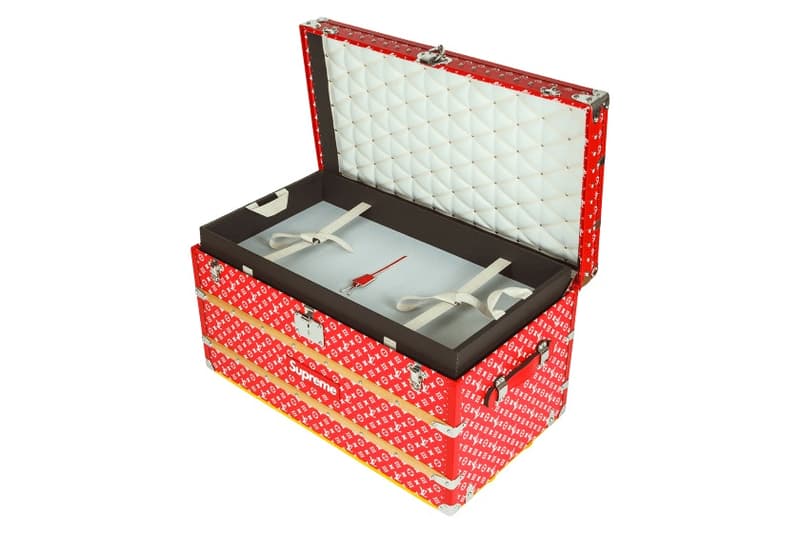 想像を絶する Supreme x Louis Vuitton の激レアトランクの転売価格 ヒカキンや明日花キララの購入でも話題となったMalle Courrier 90 Trunkのリセールプライスはポルシェを一台買ってもお釣りがくる…… シュプリーム ルイヴィトン モノグラムフーディ ボックスロゴTシャツ キーポル・バンドリエール 55 クリストファー PM