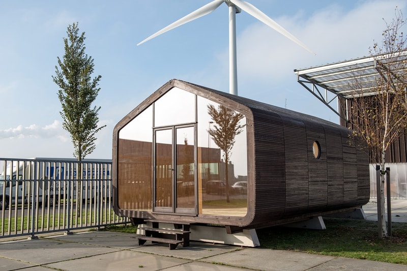 一日で建設可能？耐久性の高い段ボール製の住居 Wikkelhouse をチェック 建築 建設 段ボール オランダ