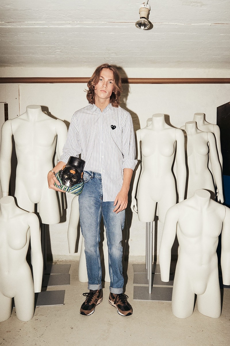 UNDERCOVER、Gosha Rubchinskiy、Bianca Chandôn などにローズアップした Wood Wood の最新エディトリアル 丈感、レイヤード、差し色でコーディネートにおける“気の利かせ方”を提案