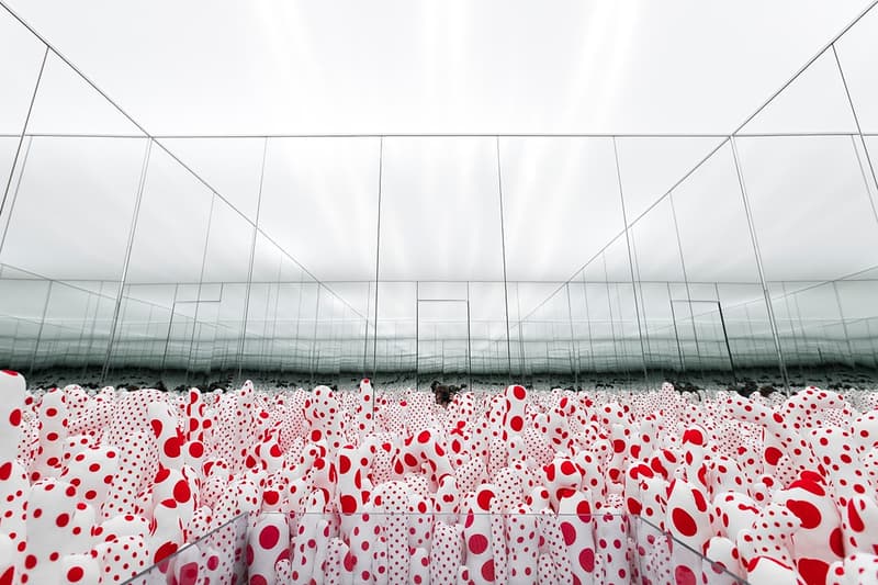 アメリカ・LAにて開催中の草間彌生によるアート展“Infinity Mirror”に潜入 各展示の閲覧時間はたったの30秒というプレミアムな展覧会内部を画像でチェック 水玉模様 かぼちゃの彫刻