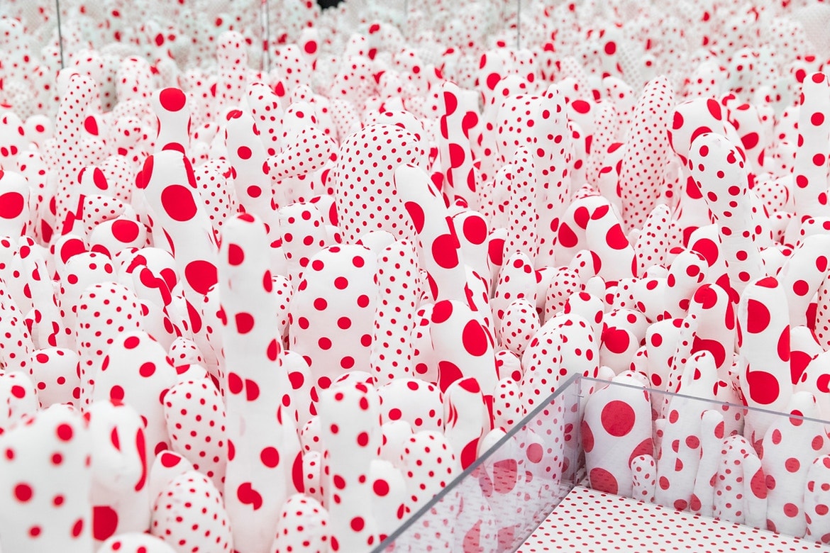 アメリカ・LAにて開催中の草間彌生によるアート展“Infinity Mirror”に潜入 各展示の閲覧時間はたったの30秒というプレミアムな展覧会内部を画像でチェック 水玉模様 かぼちゃの彫刻
