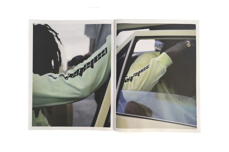 Kanye West が手がける Calabasas 2nd コレクションを記念する ZINE の公式フォトセットを入手 モデルの足元はもちろんYEEZY Wave Runner 700