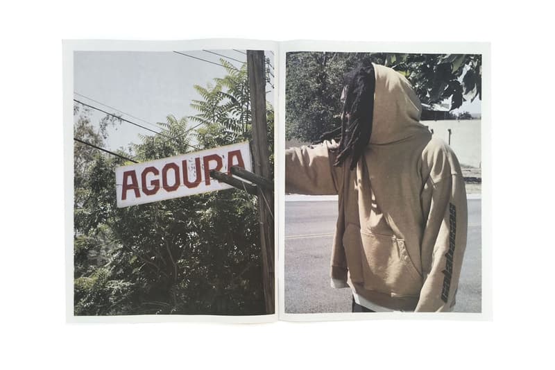 Kanye West が手がける Calabasas 2nd コレクションを記念する ZINE の公式フォトセットを入手 モデルの足元はもちろんYEEZY Wave Runner 700