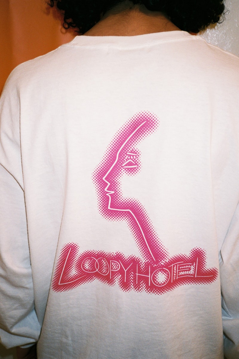 国内ストリートレーベルの注目の的 LOOPY HOTEL より2017年秋のルックブックが到着 『パンチドランク・ラブ』へのオマージュなどセクシーなグラフィックが購買意欲を駆り立てる Tシャツ ロングスリーブ フーディ パーカ