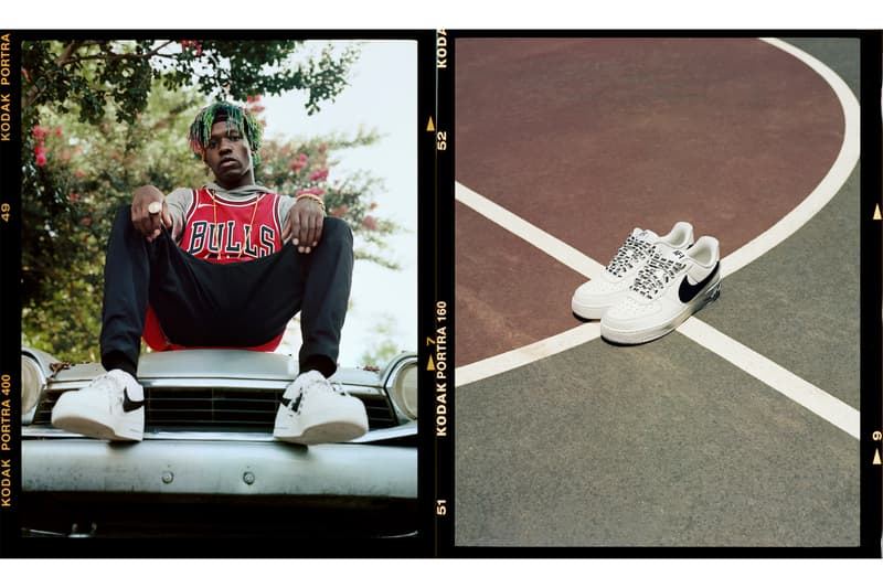 Nike Air Force 1 の誕生35周年を記念した期間限定ポップアップストアがBEAMS T原宿にオープン オープン当日11月2日(木)からNBA公式アイテムと〈BEAMS T〉別注アイテム3型が展開スタート フーディ Tシャツ フットウェア
