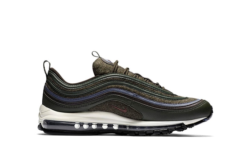 レトロな秋色に染まった Nike Air Max 97 Premium 復刻カラーが発売決定 スポーティなルックスに野暮ったいカラーリングと素材でおめかしした2017秋冬コレクションの注目アイテム スニーカー フットウェア