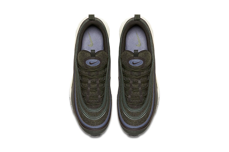 レトロな秋色に染まった Nike Air Max 97 Premium 復刻カラーが発売決定 スポーティなルックスに野暮ったいカラーリングと素材でおめかしした2017秋冬コレクションの注目アイテム スニーカー フットウェア