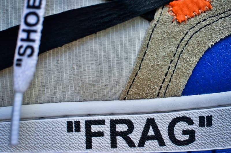 NYのとあるシューズカスタマイザーが制作した Air Jordan 1 “Virgil Abloh x fragment design x Nike”