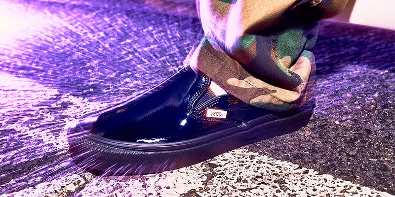  Opening Ceremony x Vans のタッグよりパテントレザーを用いたコラボ Slip-On が登場 ヴァンズ　スリッポン オープニングセレモニー