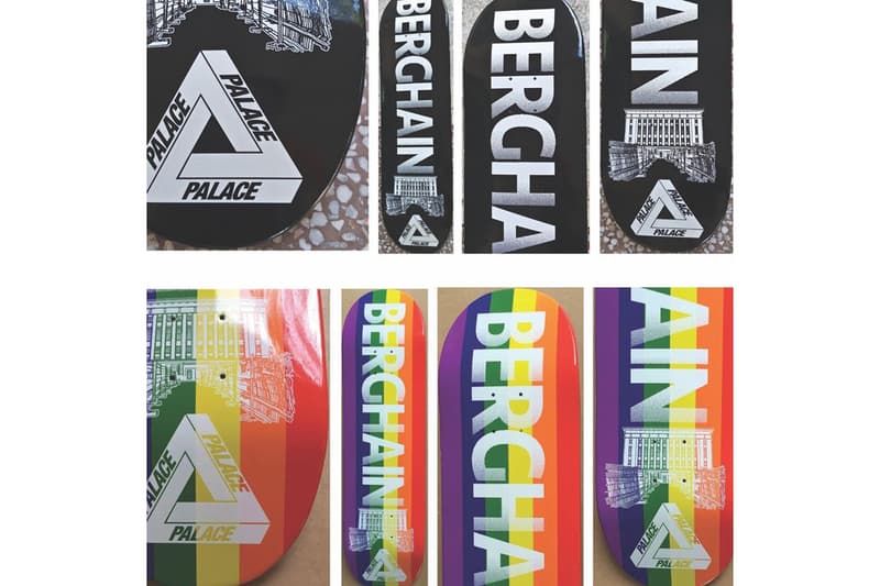 Palace 　ベルリン　有名　ナイトクラブ Berghain 　テーマ　スケートデッキ　一部公開