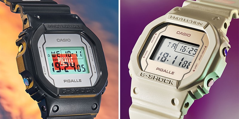 PIGALLEとG-SHOCKより名作DW-5600をベースにしたコラボモデルが登場 