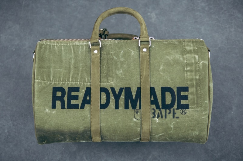 READYMADE x A BETHING APE® のコラボコレクションを先行公開 ボンバージャケット ショルダーバッグ ボクシンググローブ ボストンバッグ