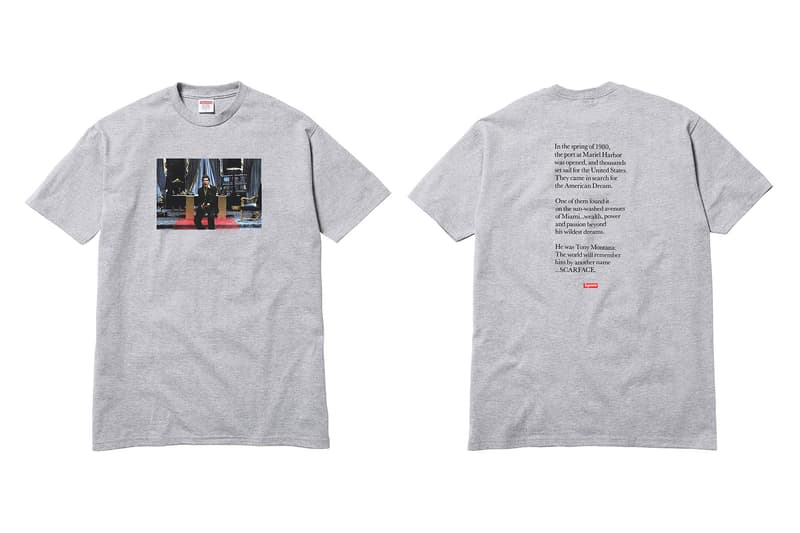 シュプリーム x 映画 スカーフェイス コラボ アイテム コラボレーション scarface supreme