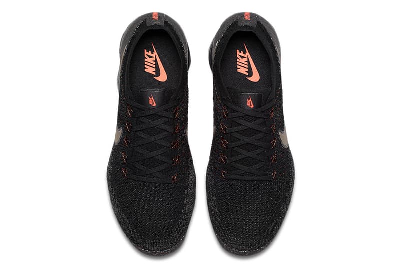 Nike Air VaporMax からブラックに細部のクリムゾンがアクセントを効かせる最新作が登場 ナイキ ヴェイパー マックス クリムゾン 新作 ブラック ダークマッシュルーム