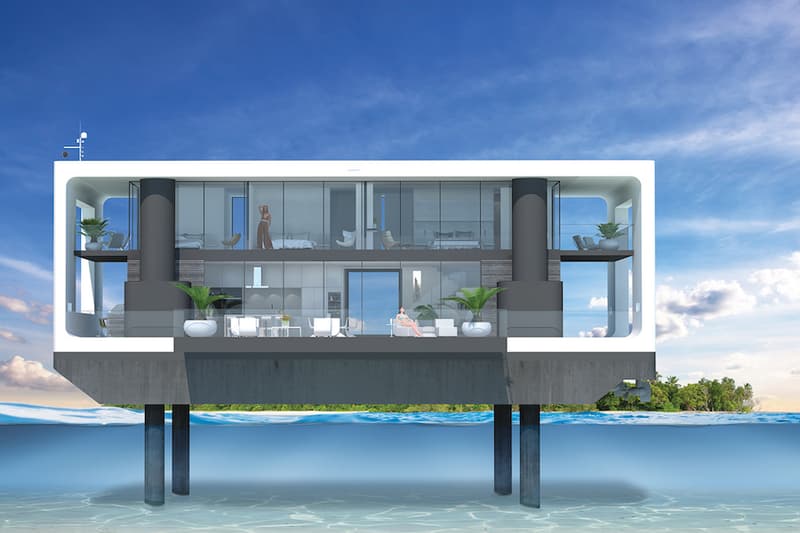海のど真ん中に位置する開放感を追求した極上のリゾートハウス 寝起きからそのまま海に飛び込める海好きにたまらない海上住宅 Arkup Mobile Overwater Villas Koen Olthuis HYPEBEAST ハイプビースト