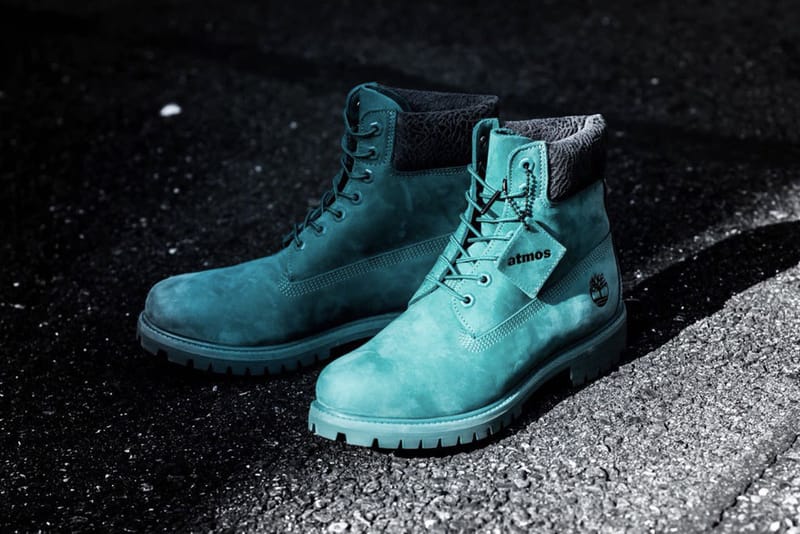 atmos x Timberland より清涼感のあるサックスブルー仕様の 6-Inch Boots が登場